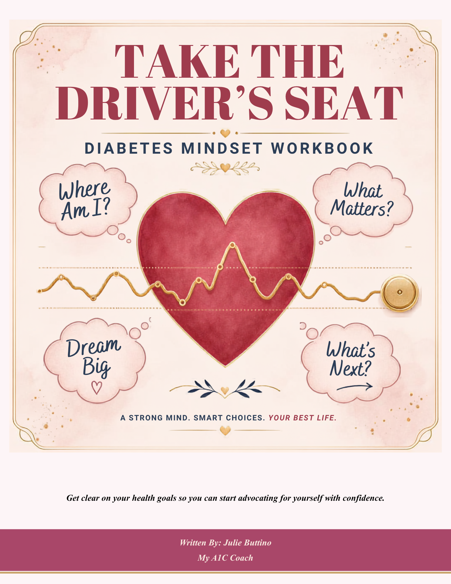 Take the Driver's Seat — Diabetes Mindset Workbook cover